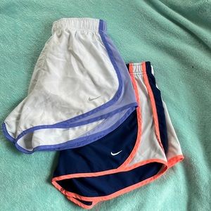 Nike shorts 2 pair small